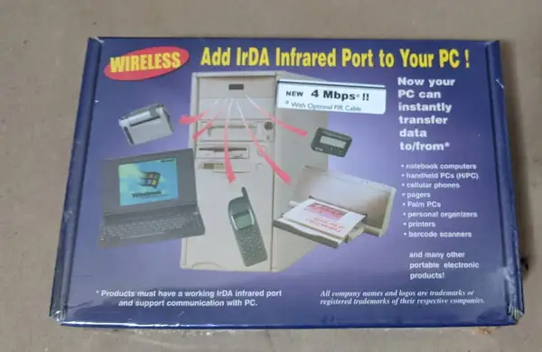 Dodaj bezprzewodowy interfejs IrDA do komputera PC, aby błyskawicznie przesyłać dane z notebooków, telefonów i innych urządzeń.